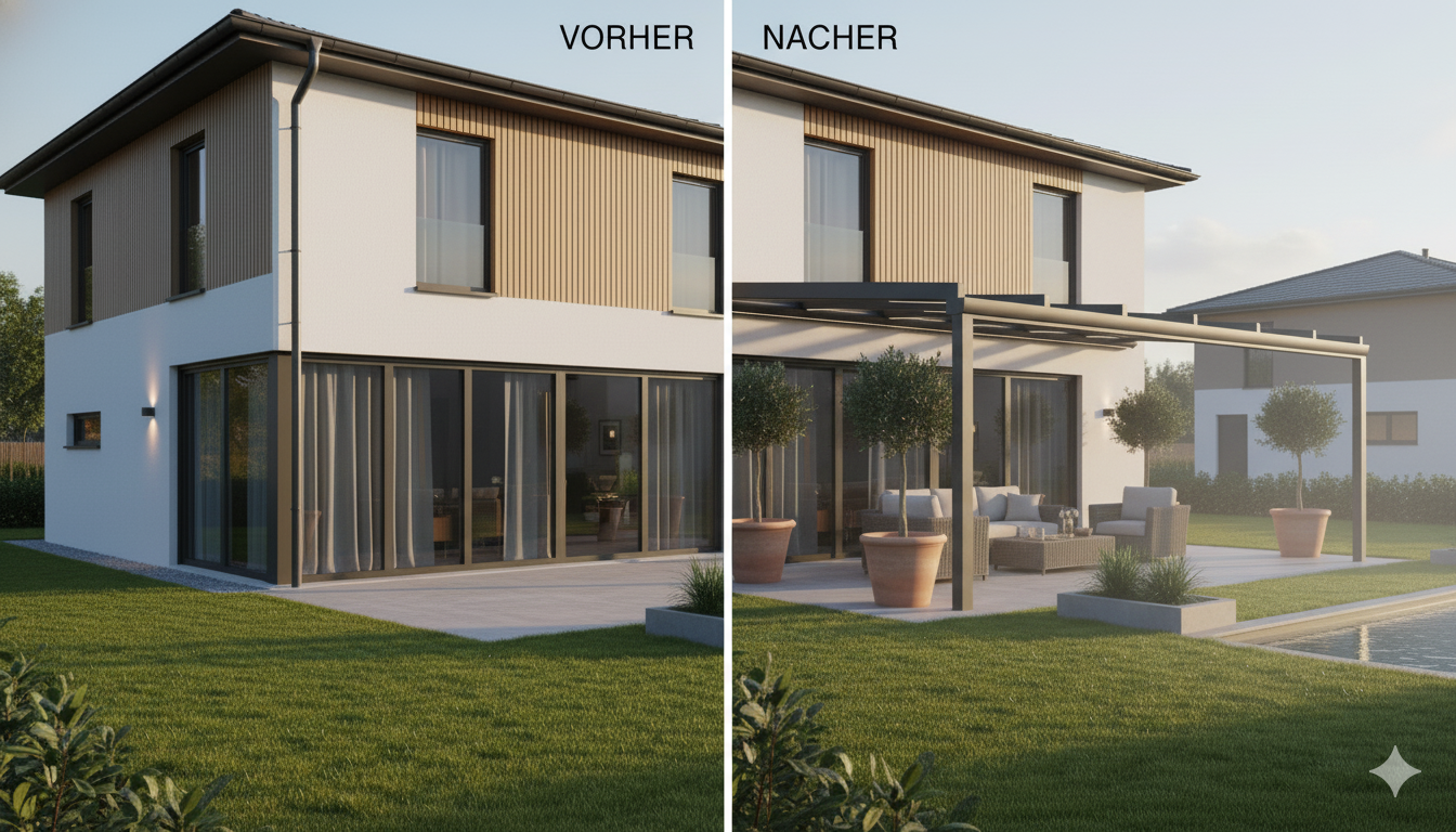 Wintergarten mit energieeffizienter Verglasung